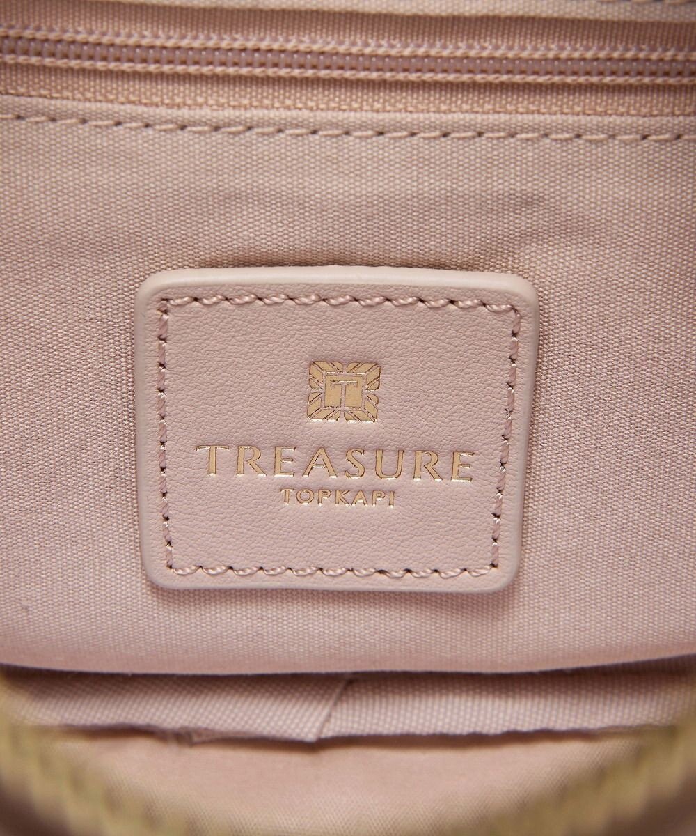TOPKAPI 【TREASURE TOPKAPI】キルティング アクリルチェーン付 ショルダー バッグ 