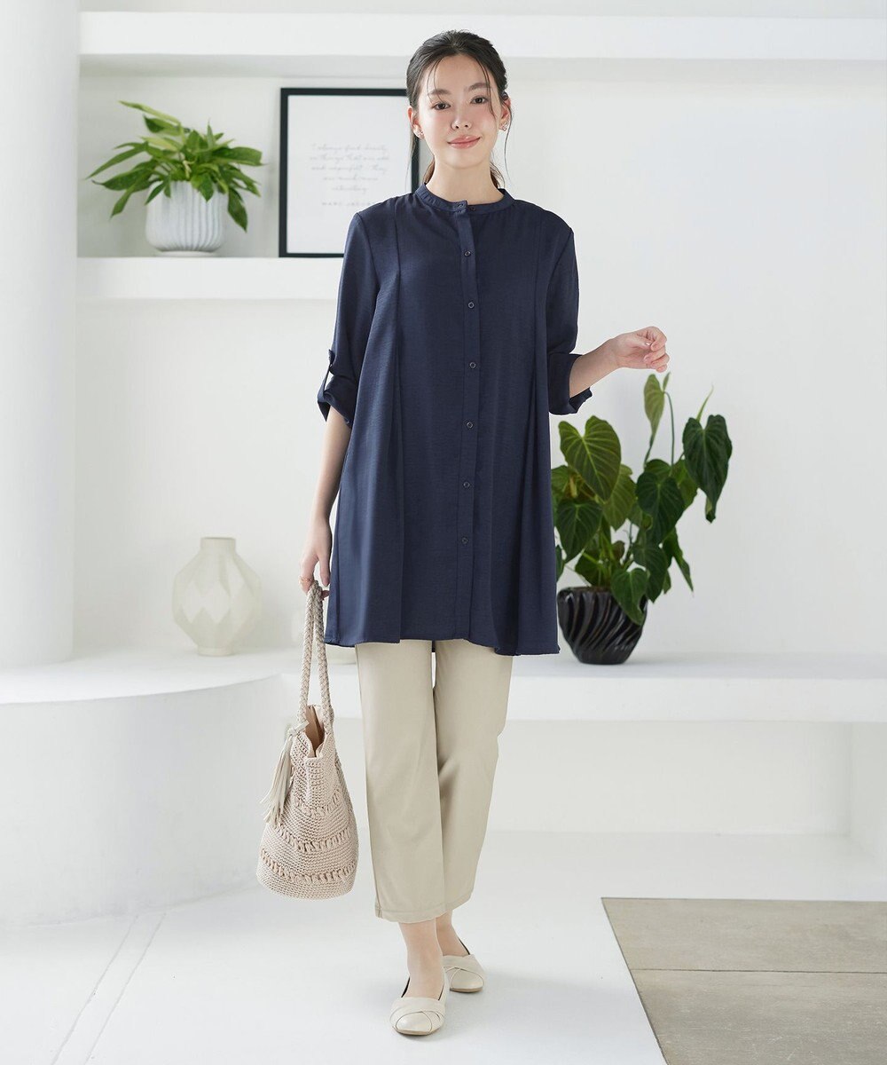 Tiaclasse 日本製デンビスリムストレートパンツ 