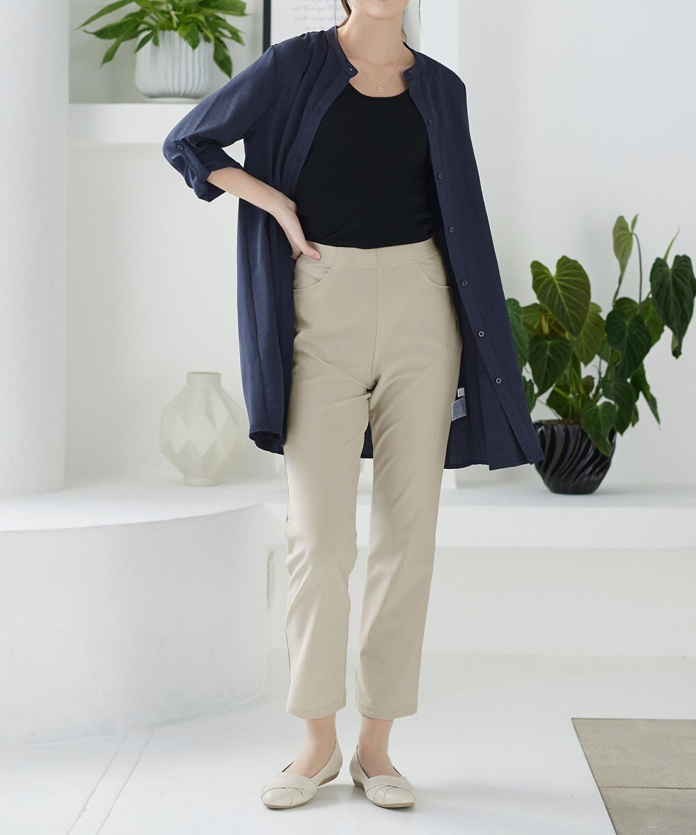 Tiaclasse 日本製デンビスリムストレートパンツ 