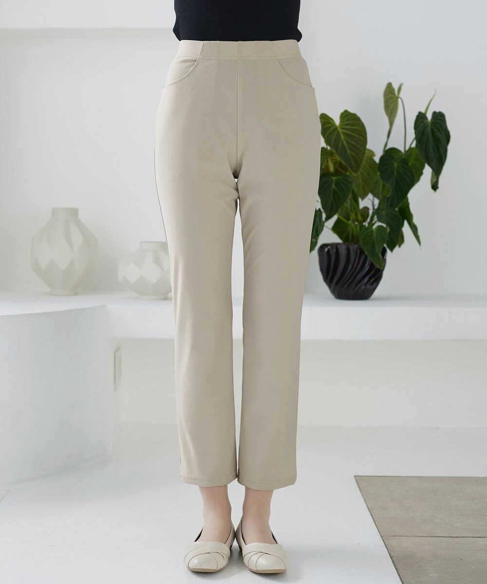 Tiaclasse 日本製デンビスリムストレートパンツ 