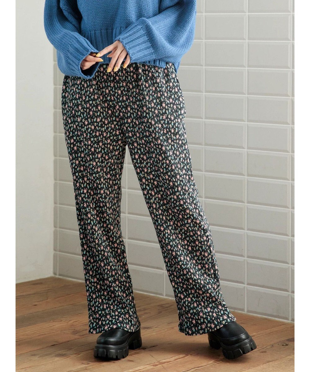 Green Parks ・ＳＵＧＡＲ　ＳＰＯＯＮ　コバナプリーツベロアパンツ 