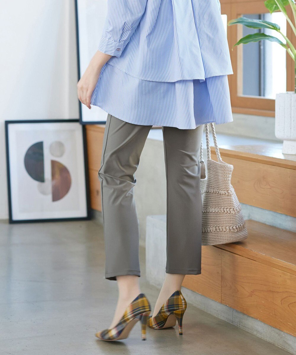 Tiaclasse 日本製デンビスリムストレートパンツ 