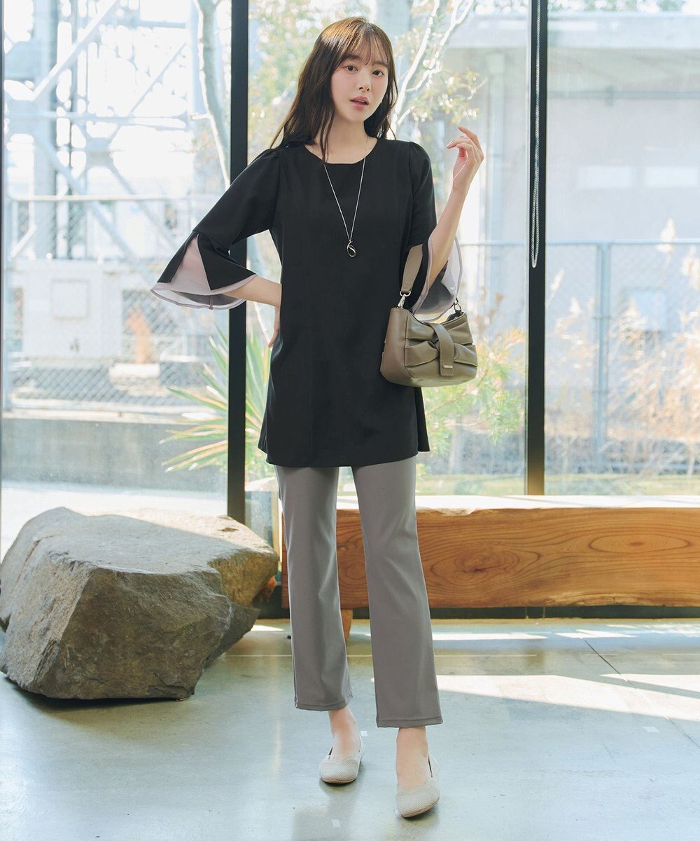 Tiaclasse 日本製デンビスリムストレートパンツ 