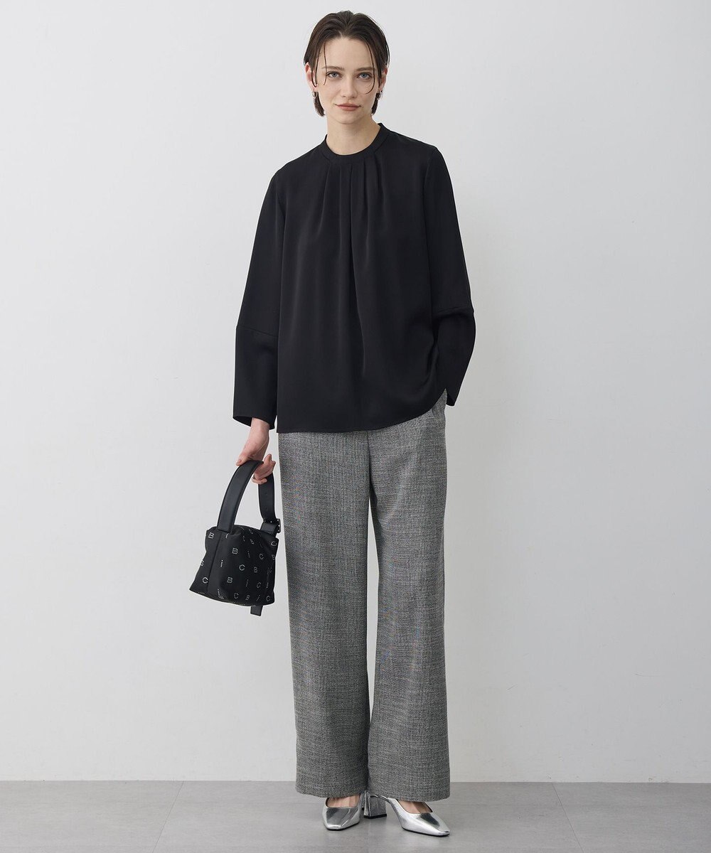 ICB L 【先行予約】ライトスラブツイード ワイドパンツ 