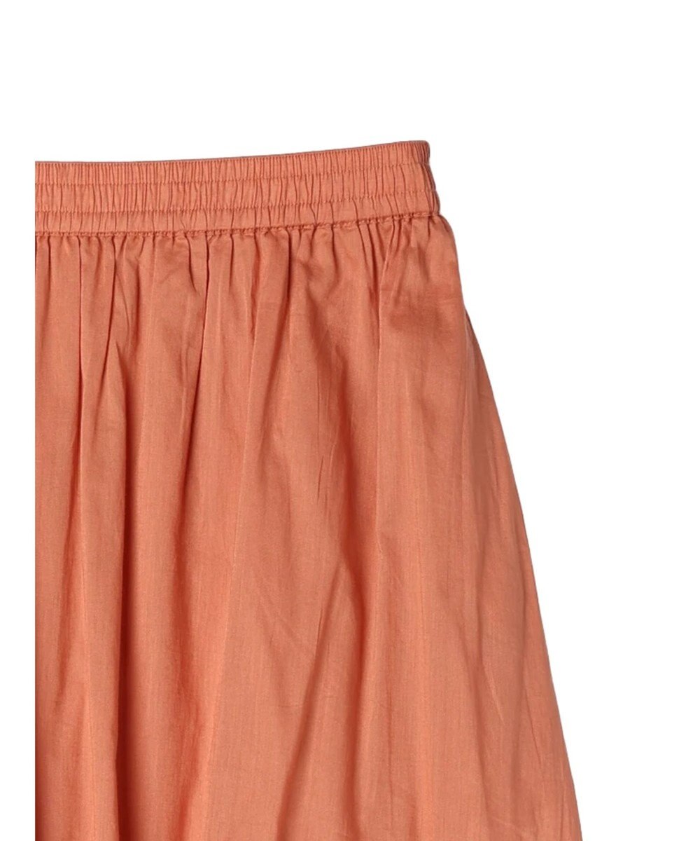 earth music&ecology コットンボイルランダム切替フレアスカート 