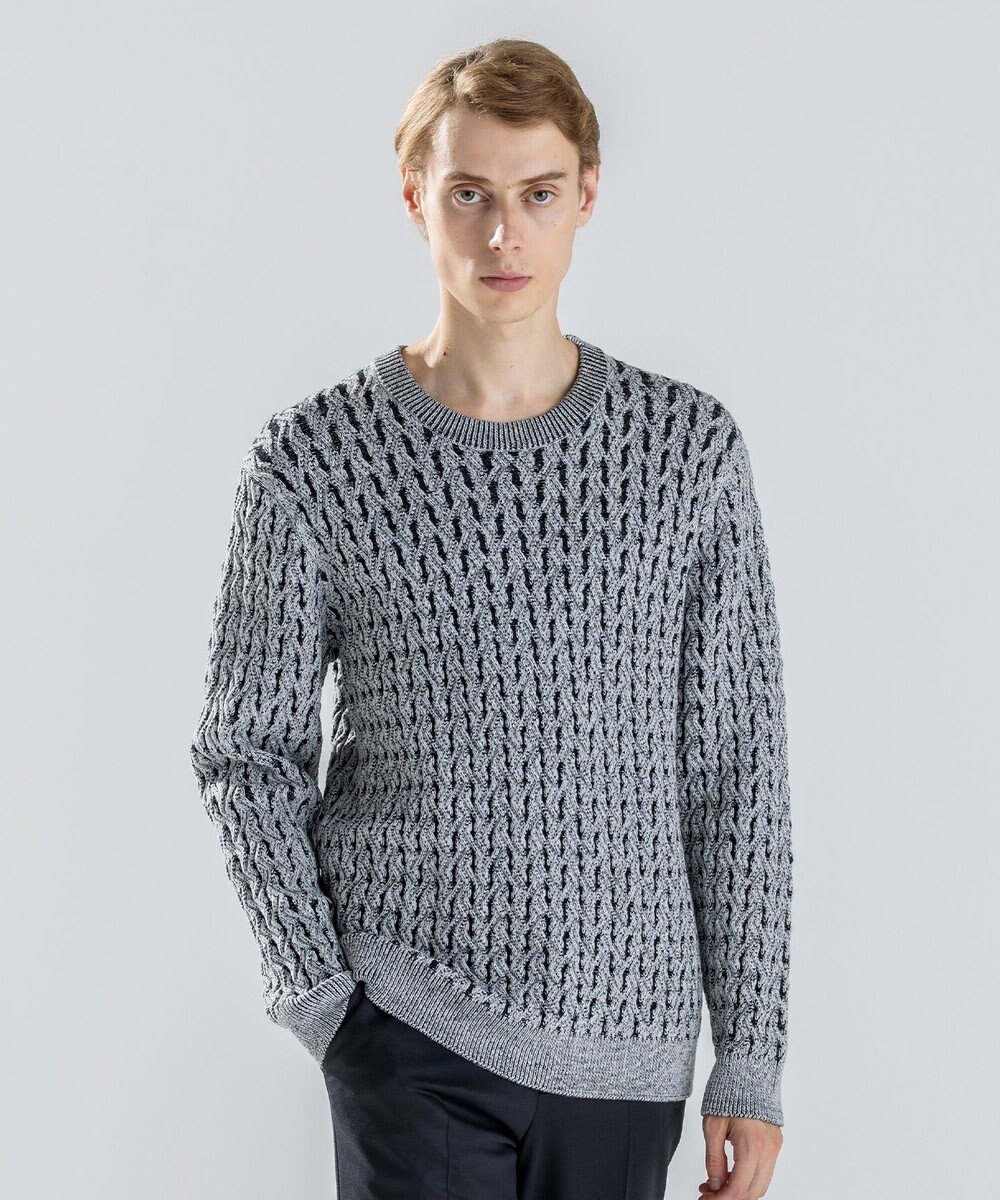 JOSEPH HOMME 【新柄】モロッカンクリスタル　クルーネックニット 