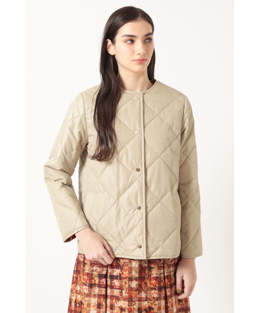 DAKS リバティプリントリバーシブルキルティングブルゾン 