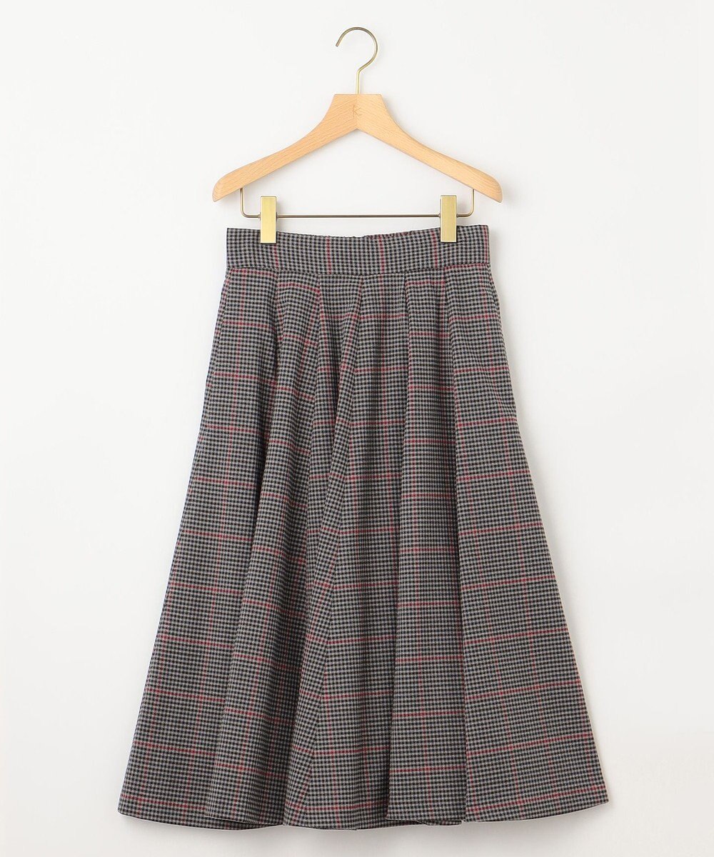 組曲 T/Rツイルストレッチ フレアスカート 