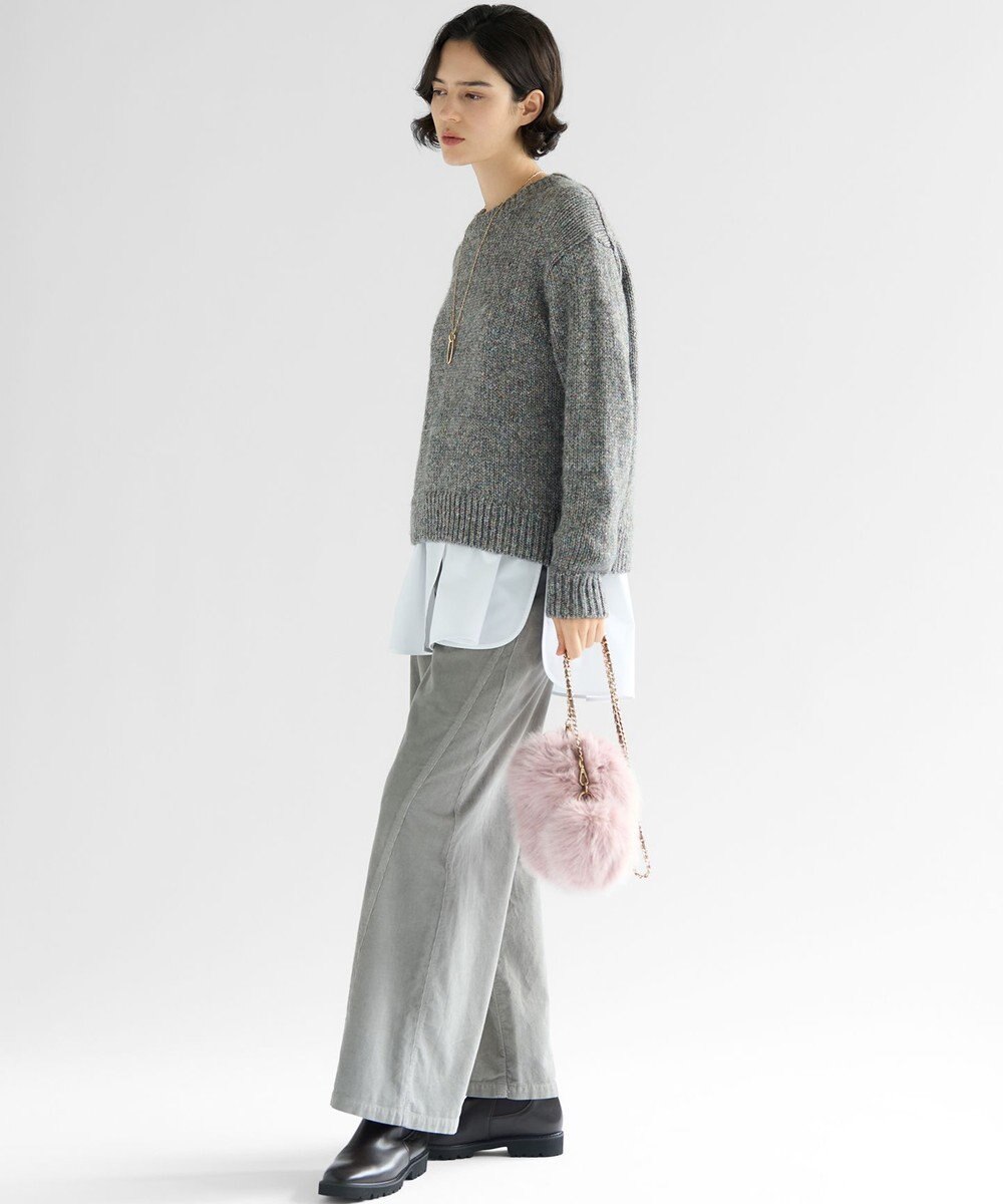 23区 【洗える】マーブルルレックスリリー バルキーニット 