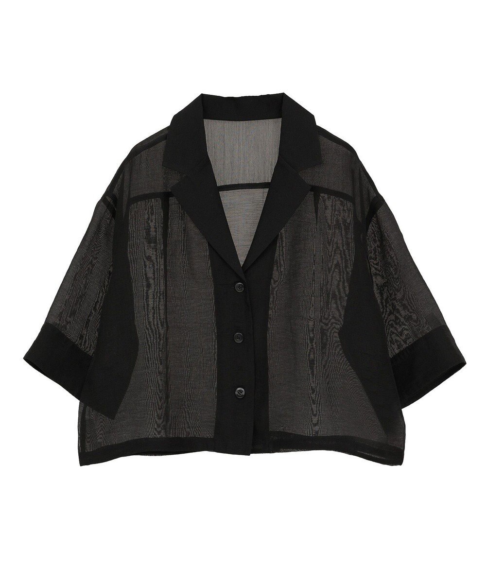 earth music&ecology シアーショートシャツ 