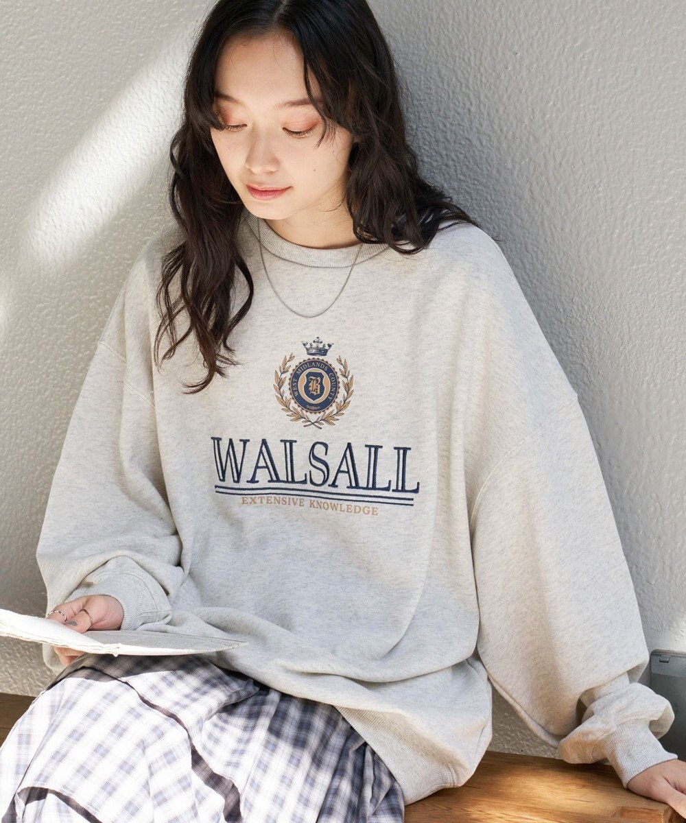 WEGO 刺繍BIGスウェット 