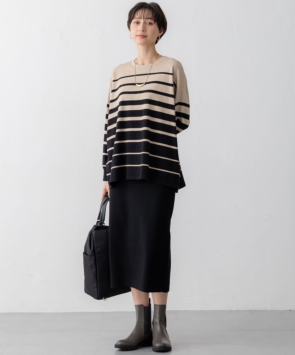 23区 【洗える】コンフォートストレッチ ニット タイト スカート 