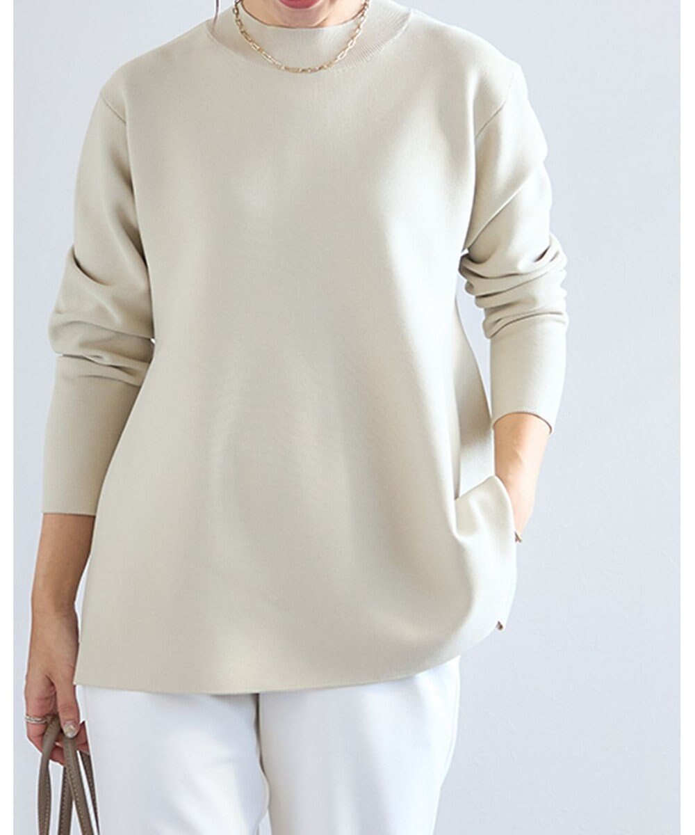 UNFILO 【新色追加】ペプラムニット 