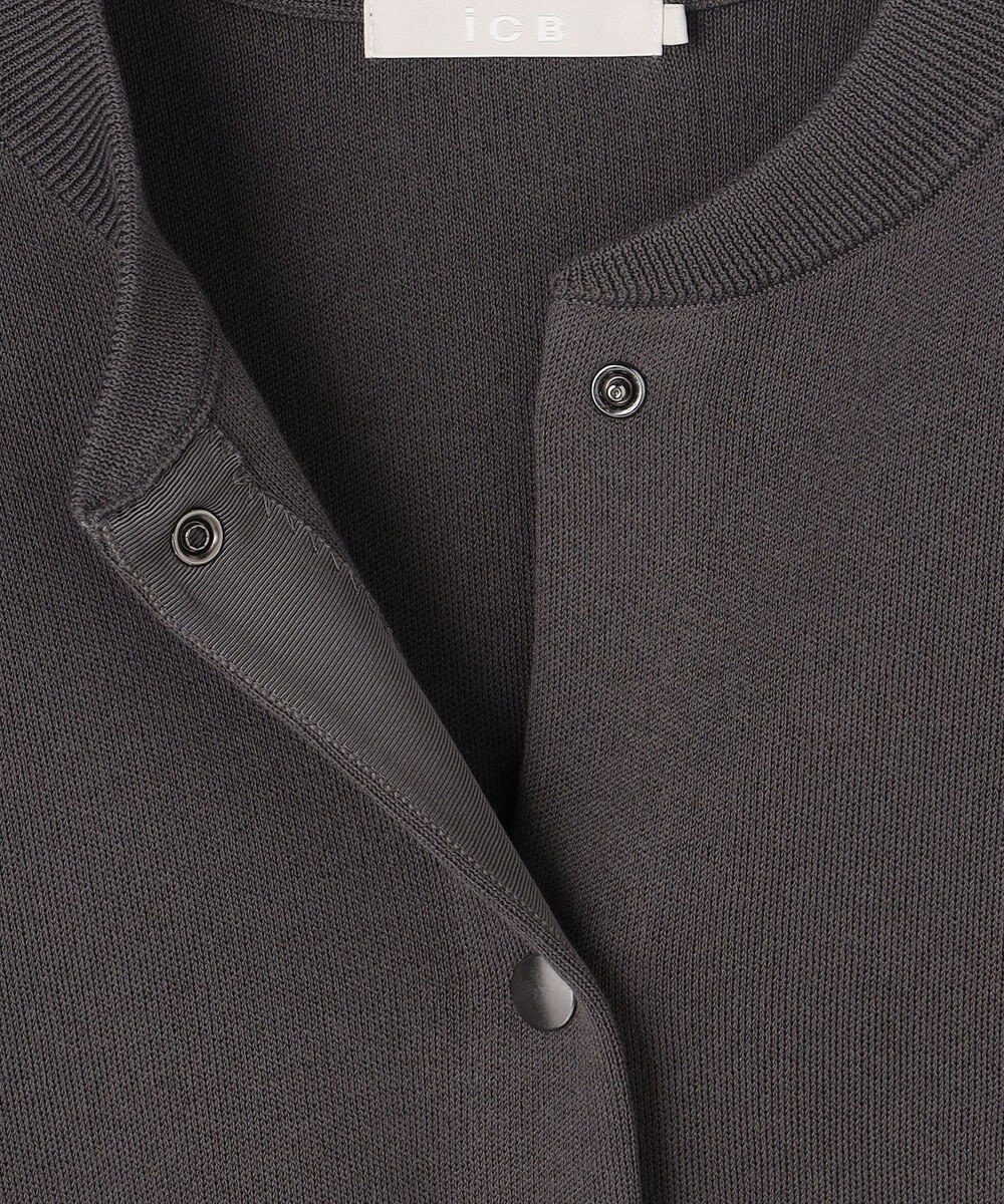 ICB L 【先行予約】 コットンポリエステルスムース カーディガン 