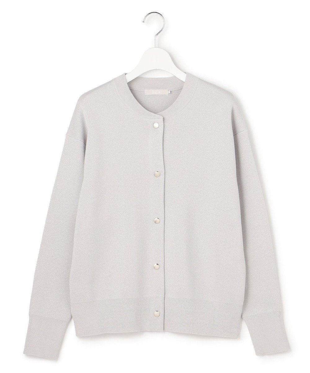 ICB L 【先行予約】 コットンポリエステルスムース カーディガン 