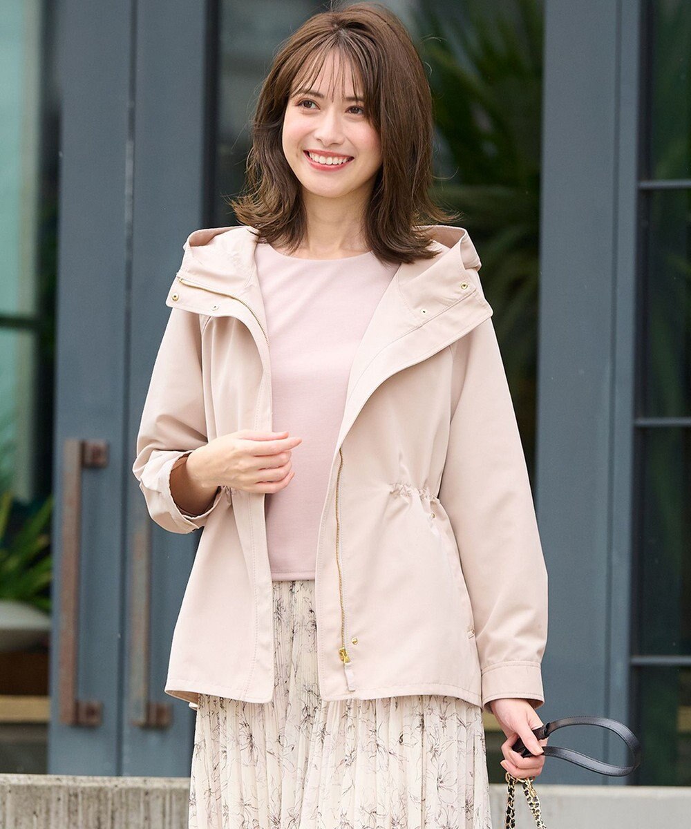 ANY SIS L 【撥水】フーディショート ブルゾン 