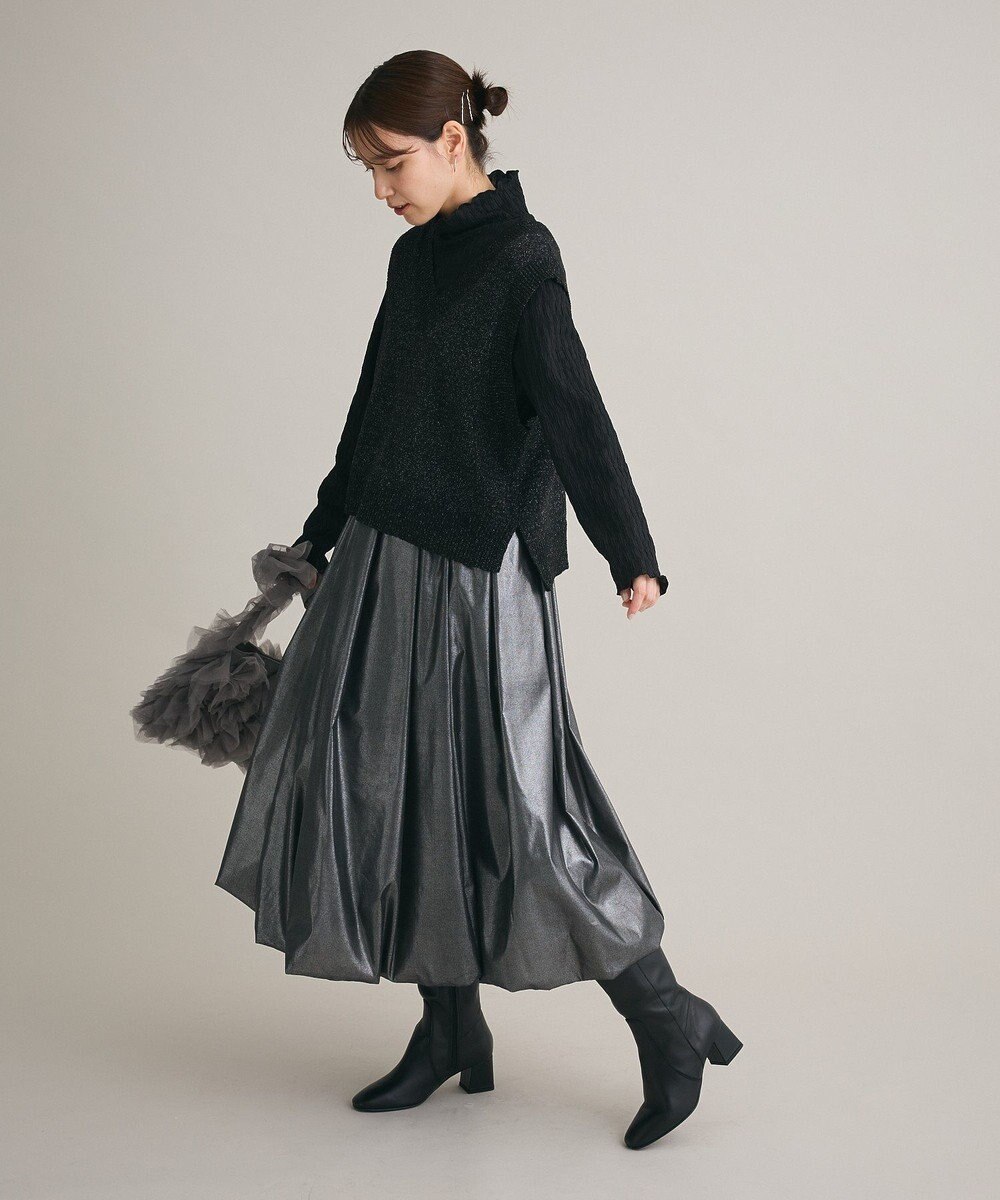 Green Parks ・Ｐｅｔｉｔ　Ｆｌｅｕｒ　ジャカードハイネックロンＴＥ 