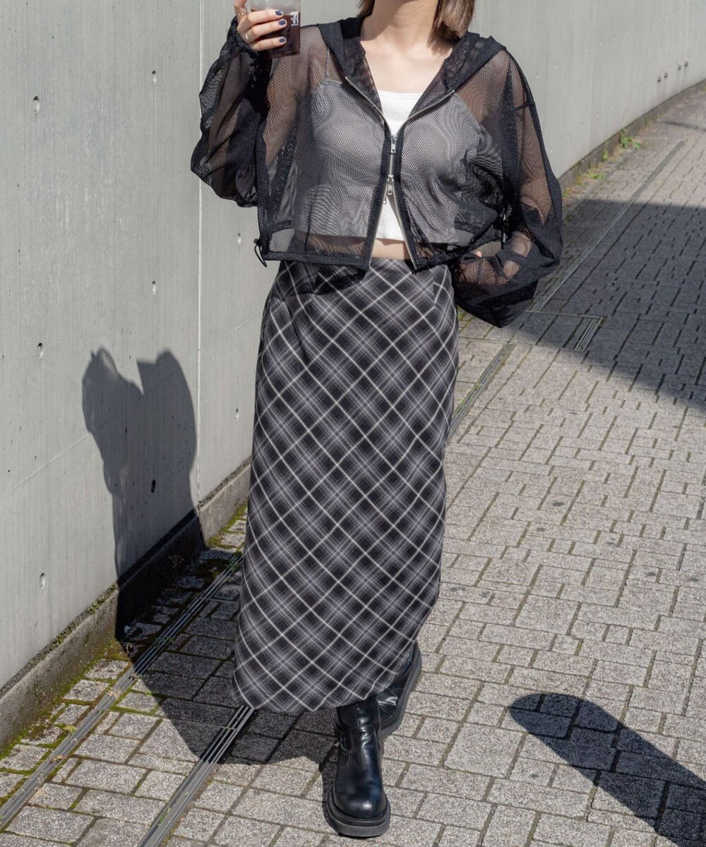 WEGO ダブルジップメッシュパーカー 