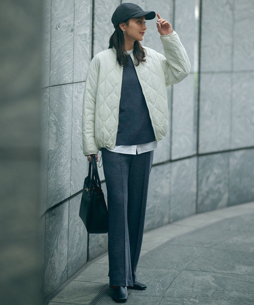 23区 【WEB限定カラーあり/洗える】ウーステッドウール ビッグシルエット ニット 