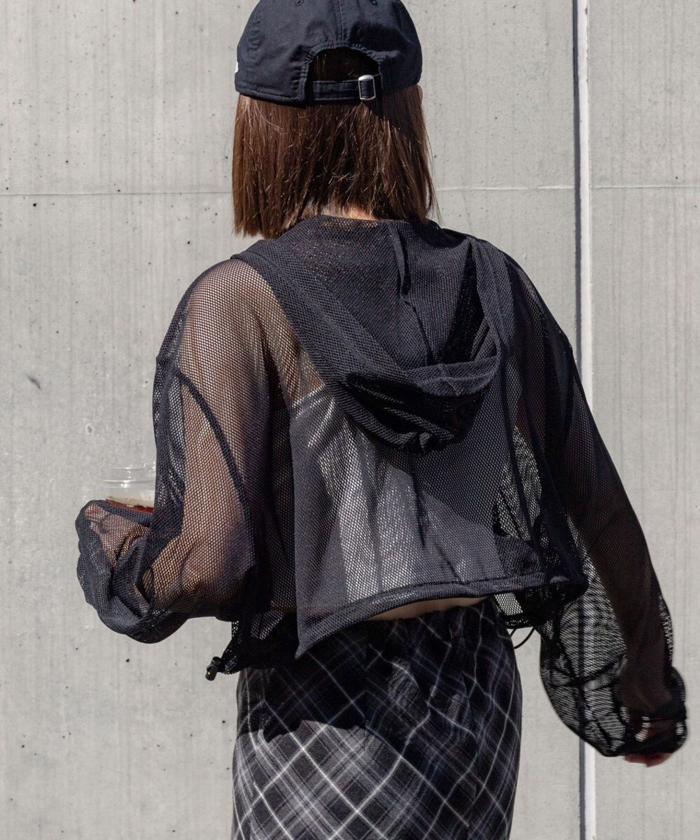 WEGO ダブルジップメッシュパーカー 