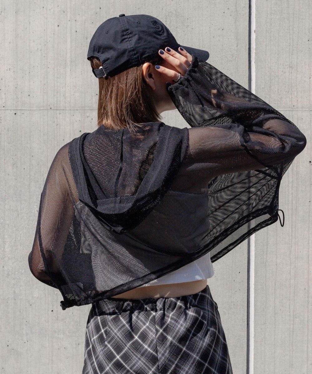 WEGO ダブルジップメッシュパーカー 