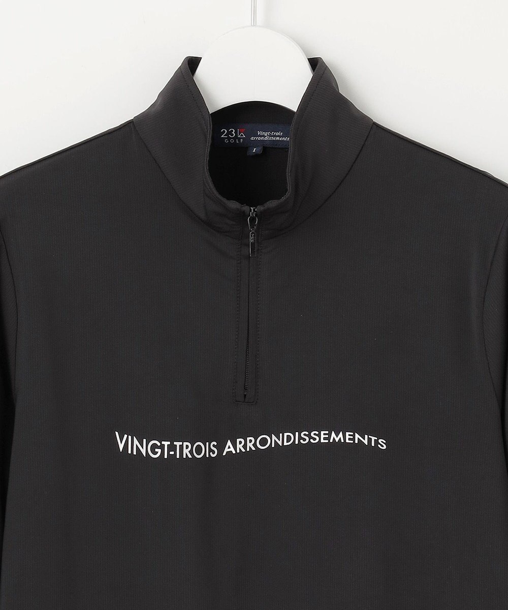 23区GOLF 【WOMEN】【吸水速乾・UVケア】ハーフジップ シャツ 