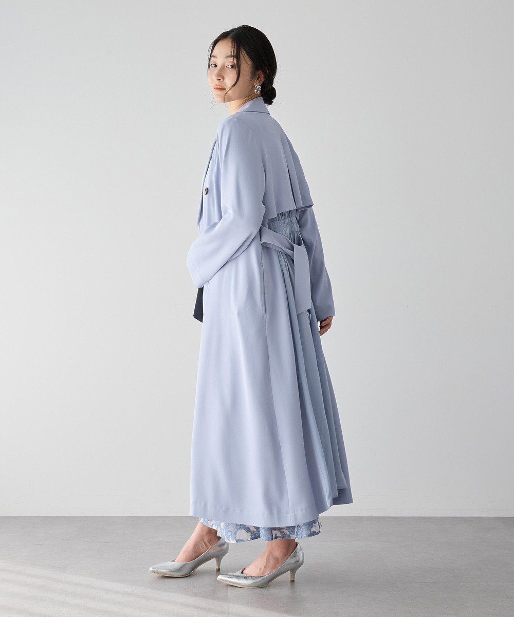 YECCA VECCA 【UVカット/花粉ガード】素材MIXトレンチコート 