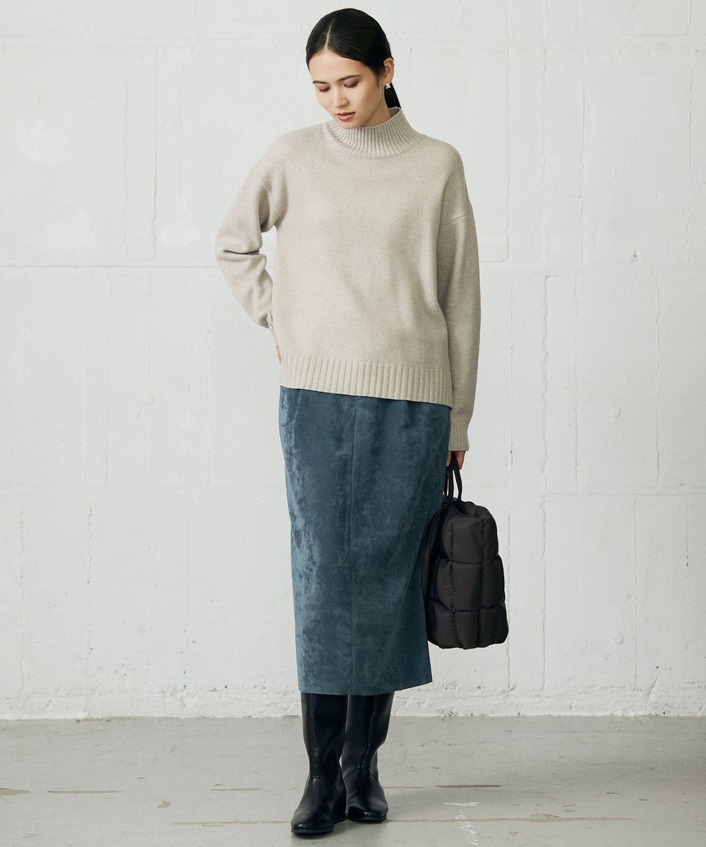 自由区 L 【17号サイズまで展開・SHIHOさん着用】ソフトコーデュロイ スカート 