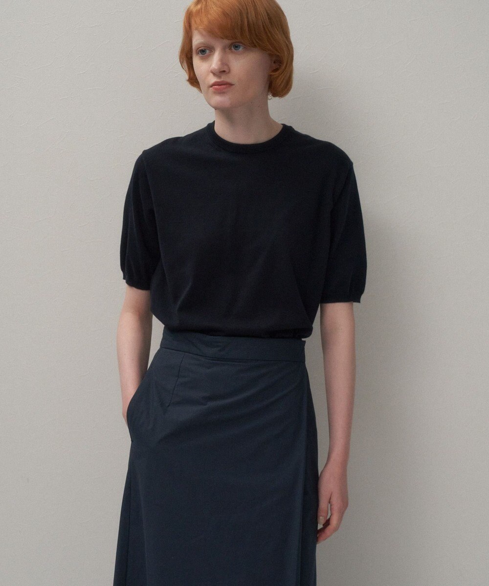 ATON FINE COMPACT COTTON | クルーネックセーター 