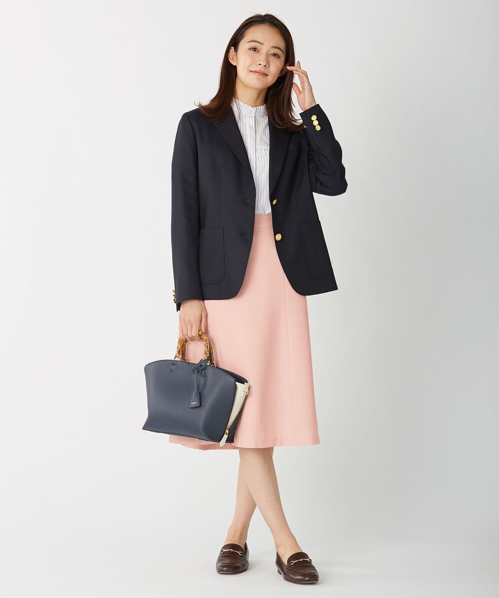 J.PRESS LADIES 【洗える・シワになりにくい】Garudaツイル フレアー スカート 