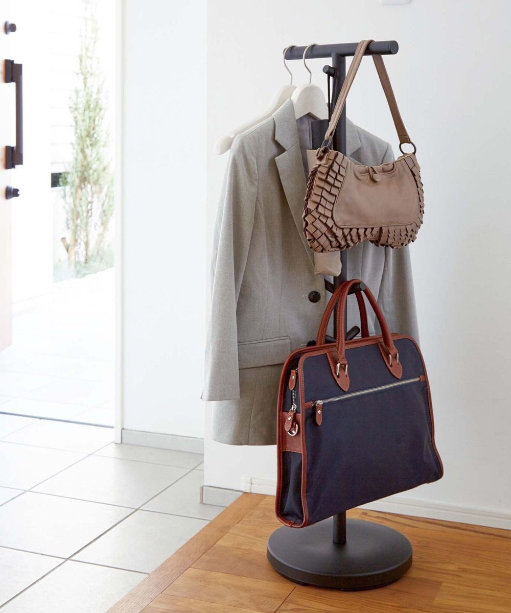 tower ランドセルスタンド スマート ブラック 