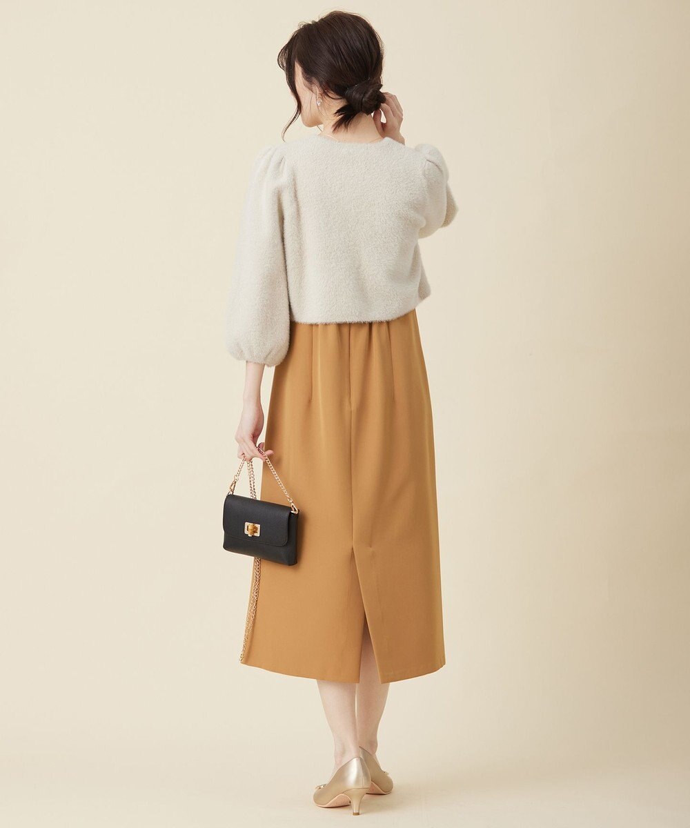 ANY SIS L 【洗える】フェザーニット カーディガン 