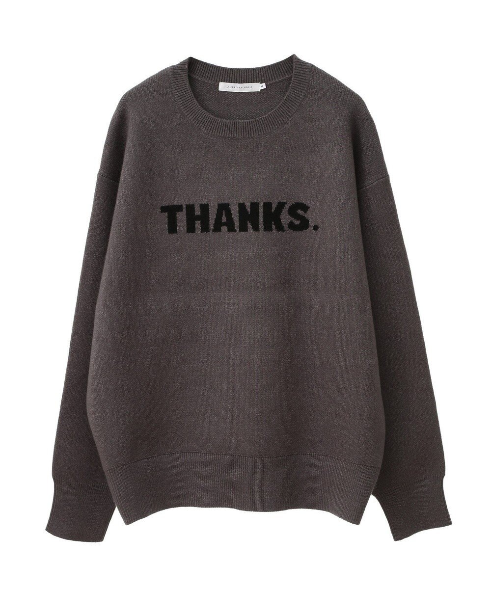 AMERICAN HOLIC バイパチＴＨＡＮＫＳ．ジャガードニットＰＯ 