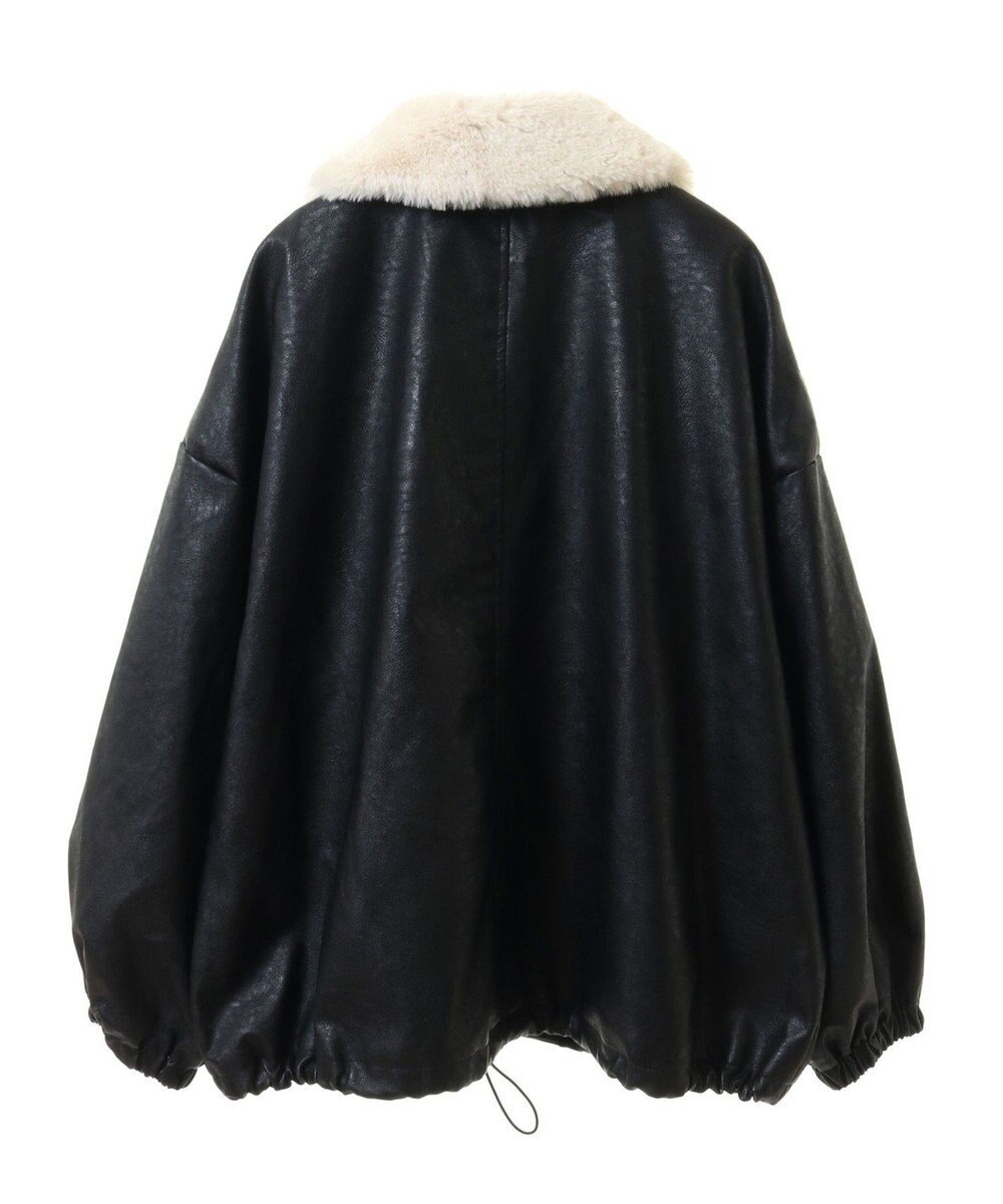 Green Parks ・ＥＬＥＮＣＡＲＥ　ＤＵＥフェイクレザーＺＩＰブルゾ 