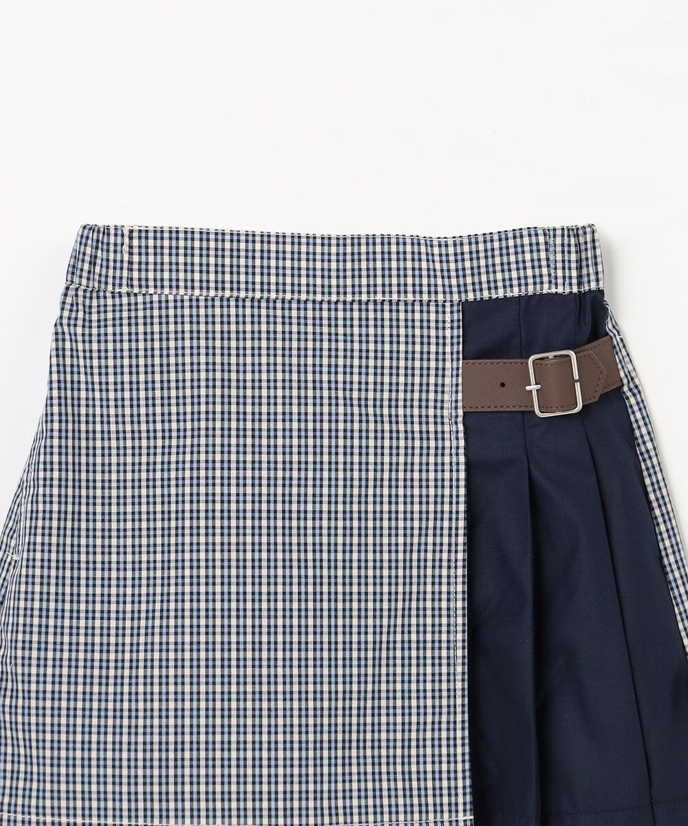 組曲 KIDS 【110-140㎝】 チェックプリーツ キュロット 