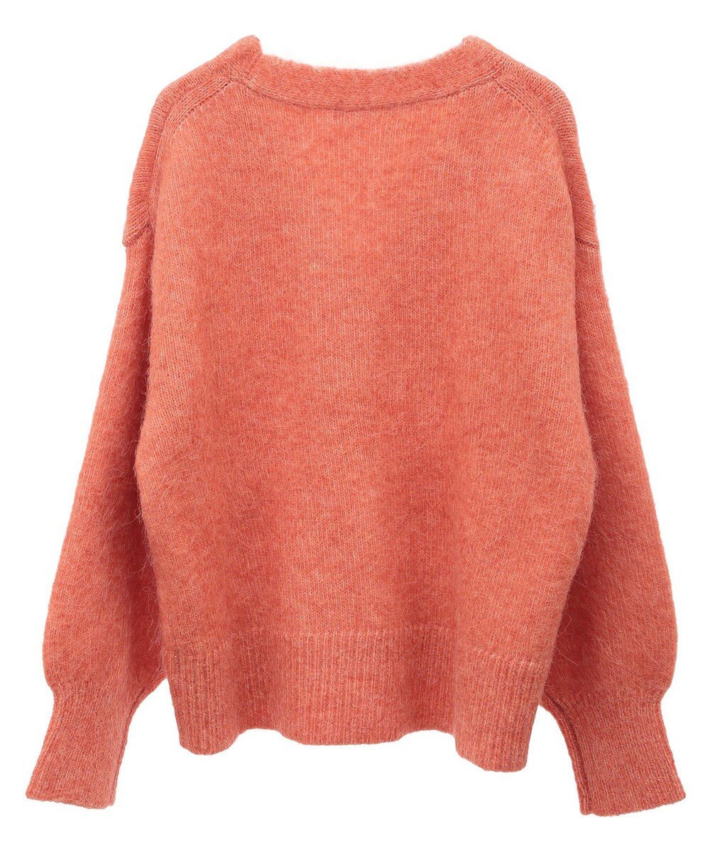 Green Parks 毛ふきシャギーＶネックカーディガン 