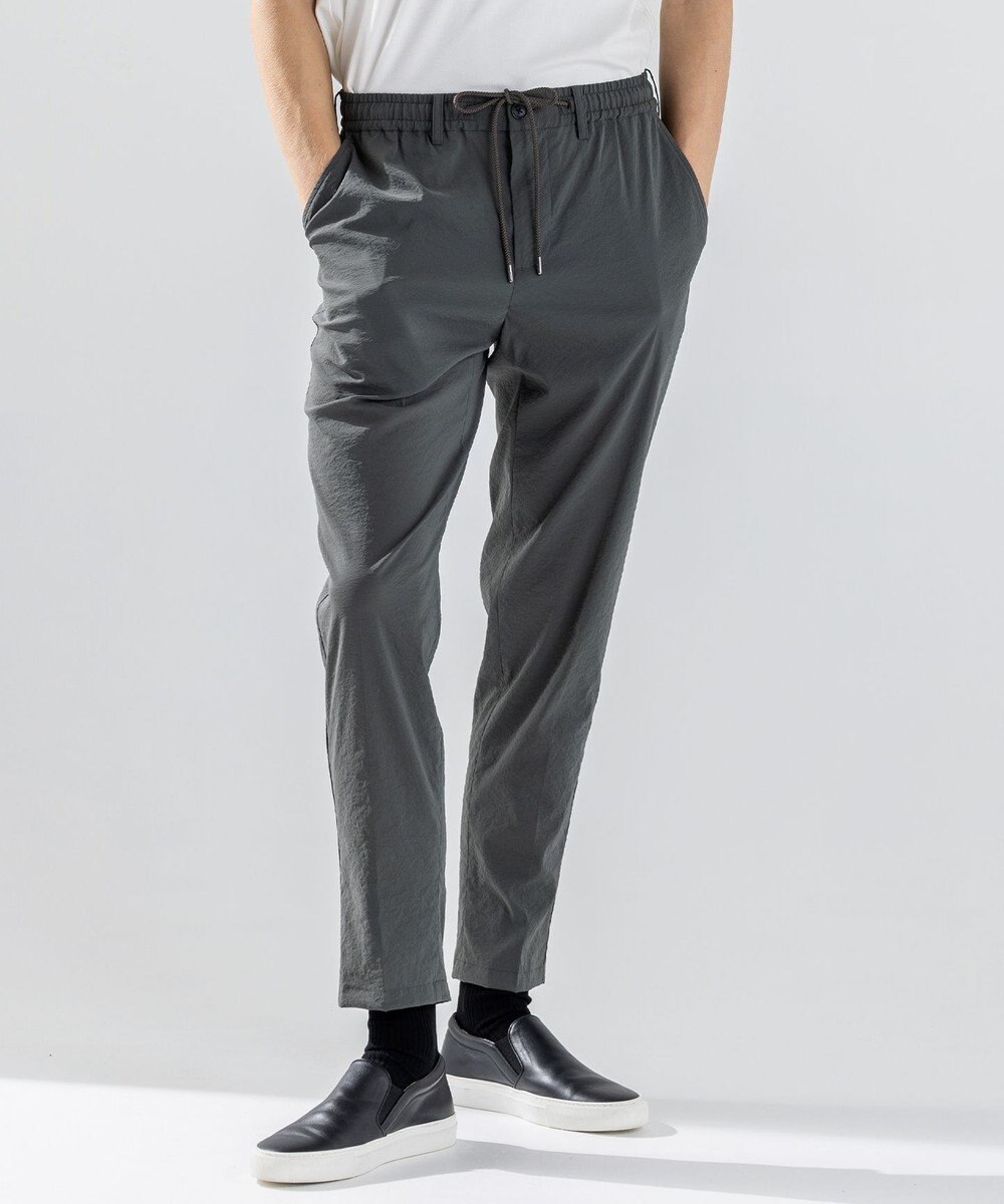 JOSEPH HOMME 新素材【ストレッチ】グレインウェーブストレッチ ドロスト付テーパードパンツ / PEGG CONVERTIBLE 