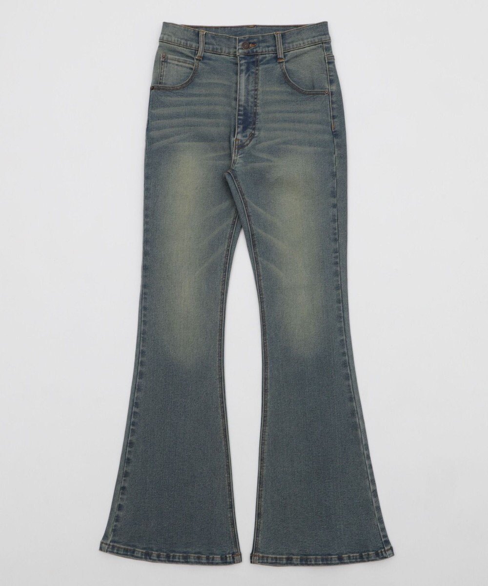 WEGO ストレッチフレアデニムパンツ 