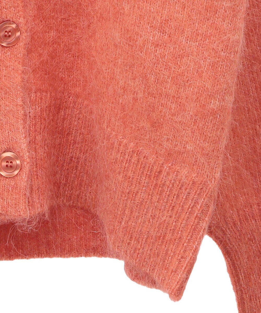 Green Parks 毛ふきシャギーＶネックカーディガン 