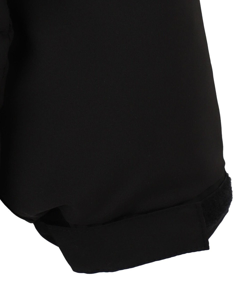 WEGO カラーブロックパテッドフードブルゾン 