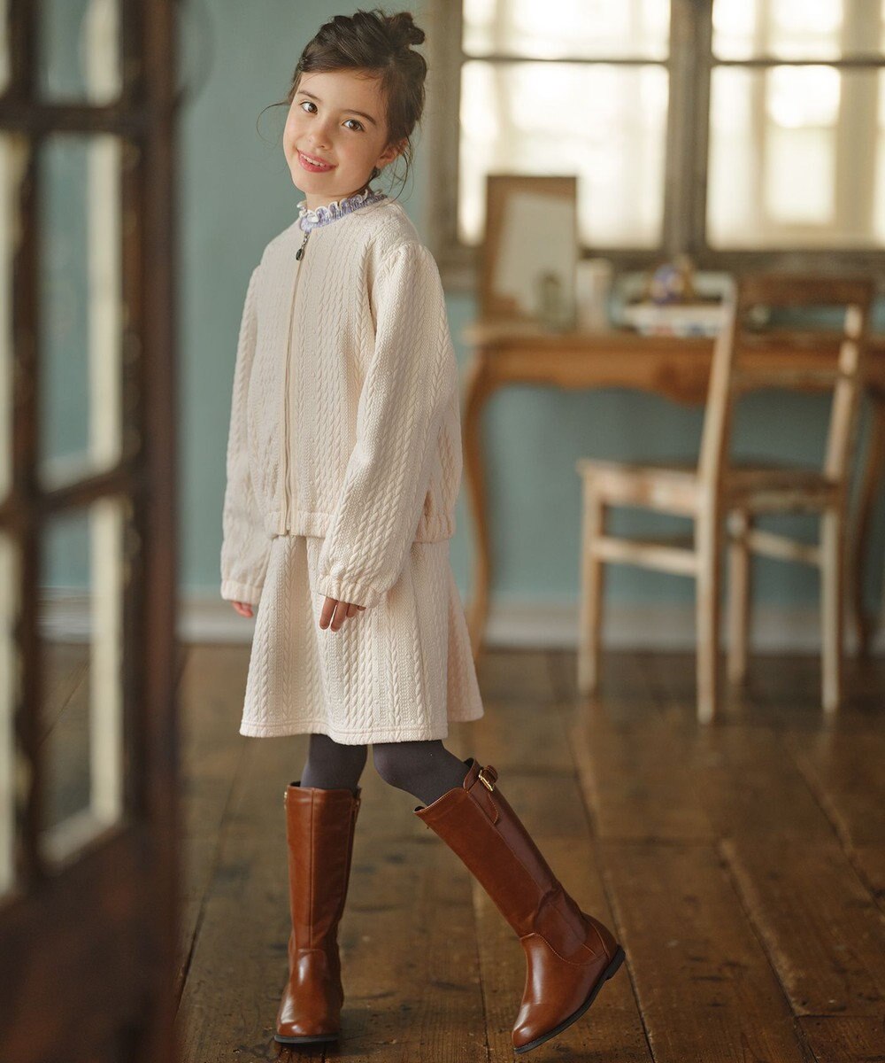 組曲 KIDS 【110-140cm】ホイップキルト ブルゾン 