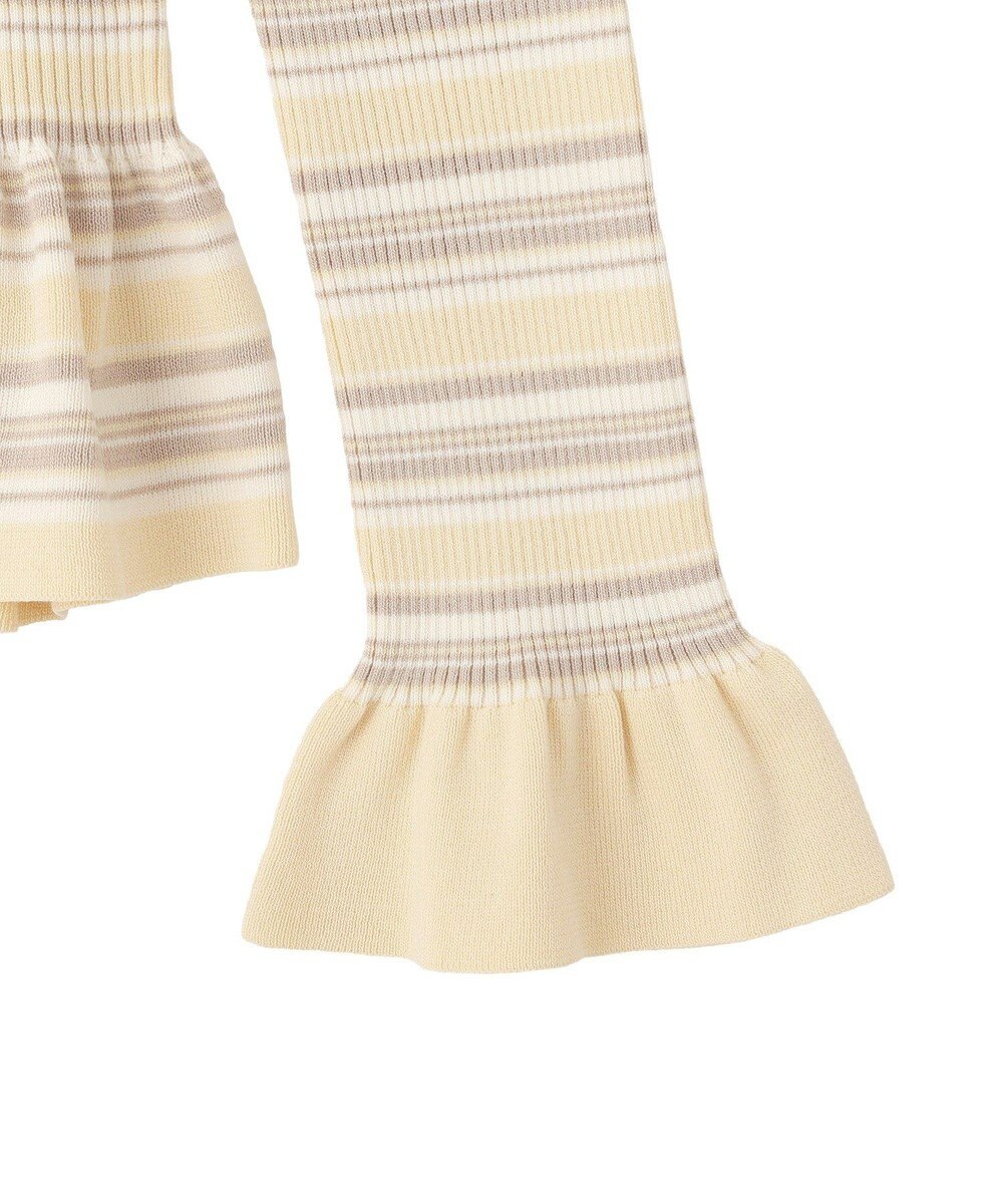 earth music&ecology ペプラムニットプルオーバー 