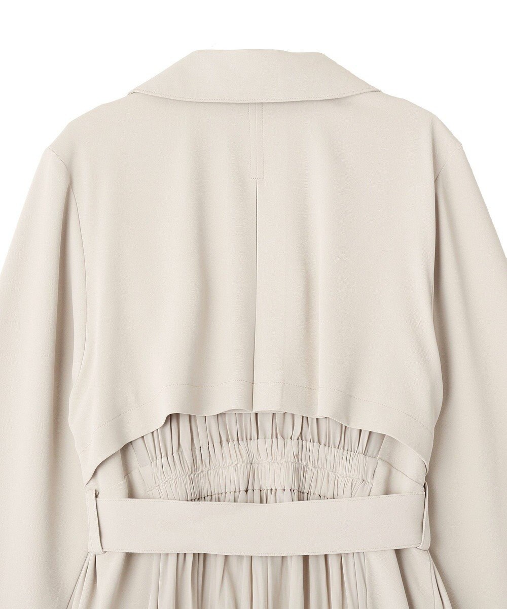 YECCA VECCA 【UVカット/花粉ガード】素材MIXトレンチコート 