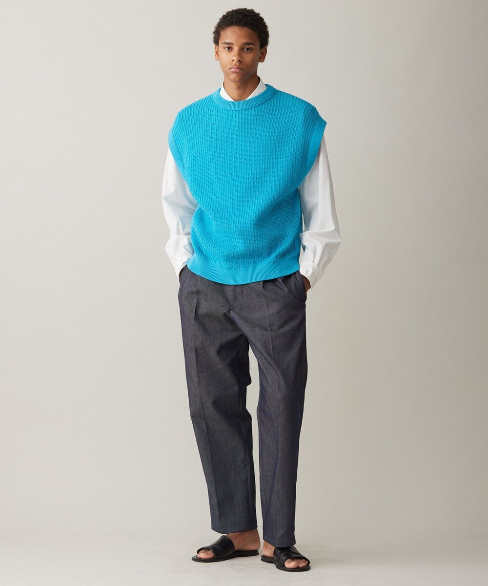 UNFILO MENS メッシュ ニットベスト [24年春夏商品] 