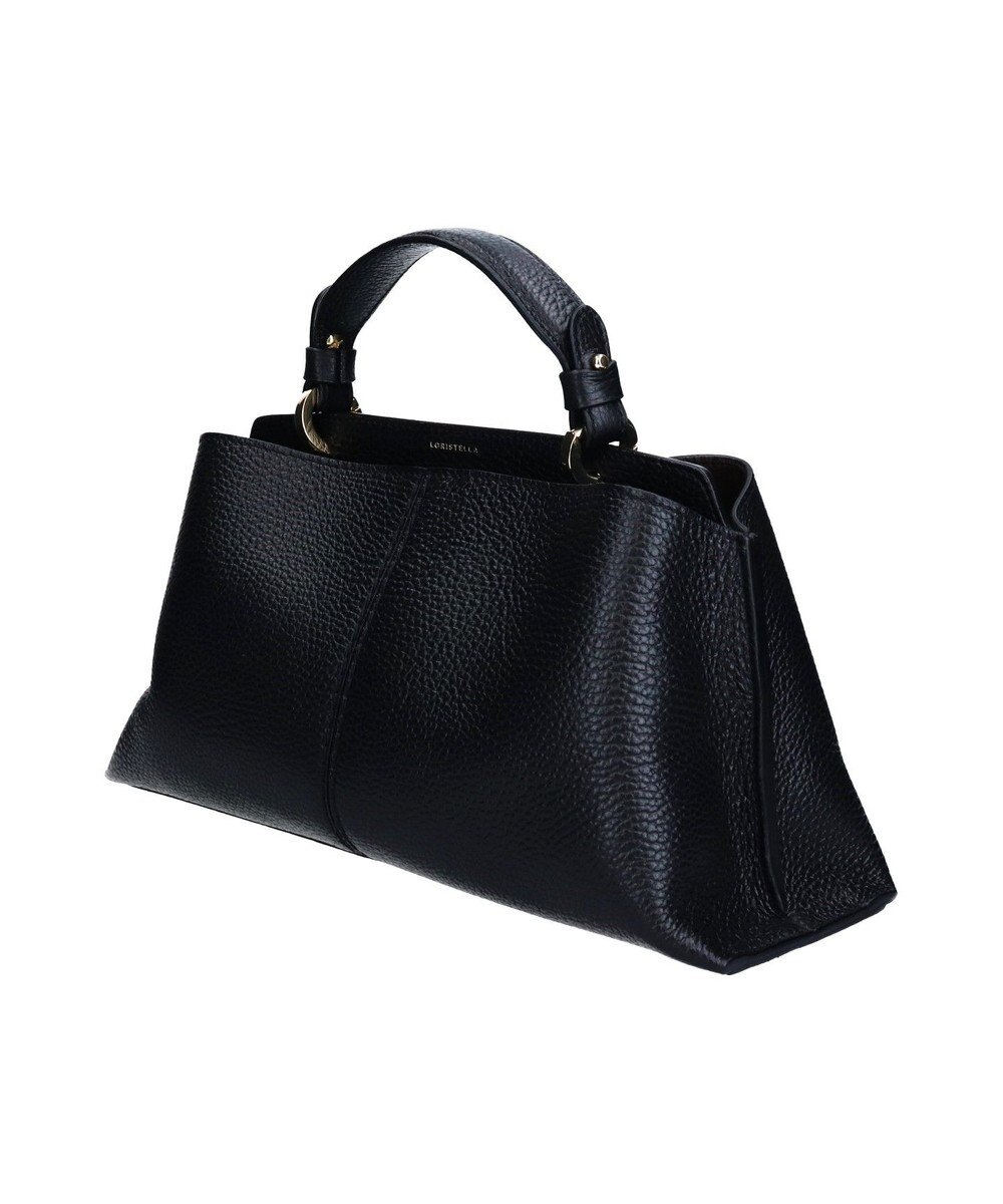 INTER-CHAUSSURES 【LORISTELLA】レザーハンドルセンターシームハンドバッグ 