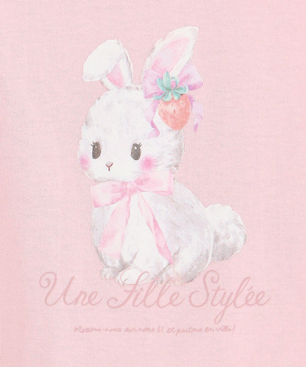 ANY KIDS 【綿100%】ドロップショルダー アニマルプリントTシャツ 