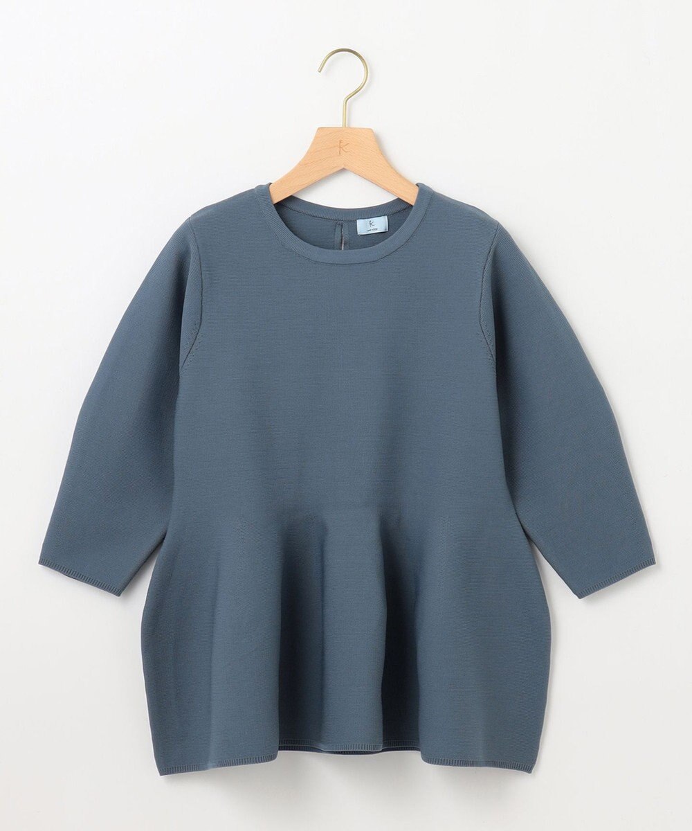 組曲 【WEB限定】スポンディッシュペプラム ニット 