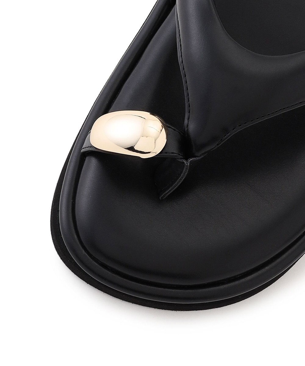 23区 レザータッチトング サンダル 