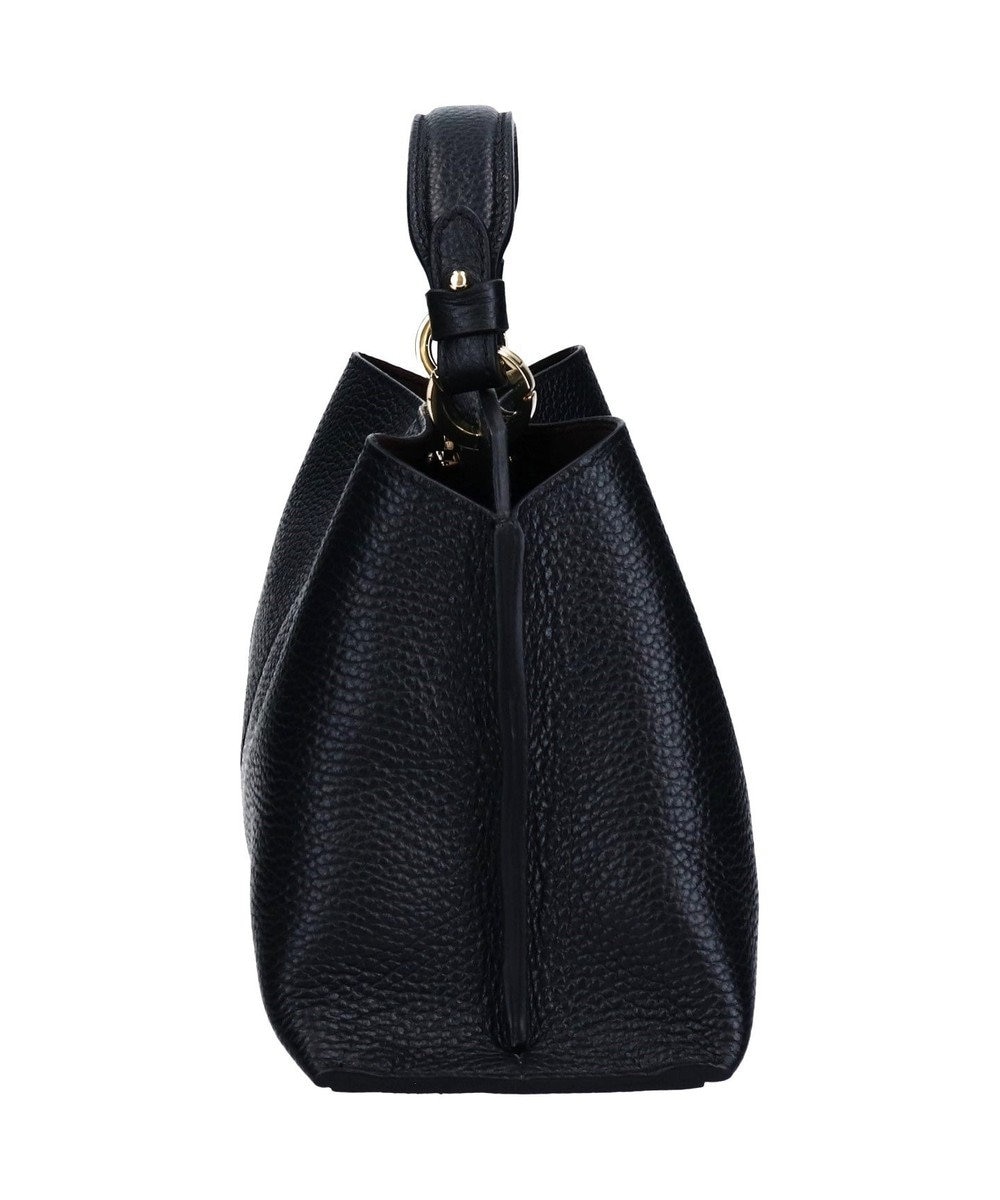 INTER-CHAUSSURES 【LORISTELLA】レザーハンドルセンターシームハンドバッグ 