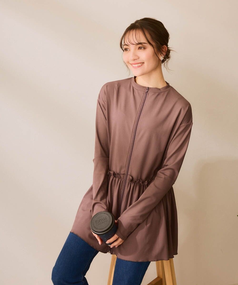 OP／FILA 【Ocean Pacific】フリル切替ラッシュガード 